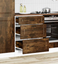Küchenunterschrank Porto Räuchereiche Holzwerkstoff
