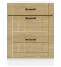 Küchen-Unterschrank Lucca Sonoma-Eiche Holzwerkstoff