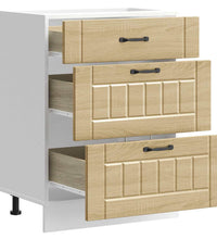 Küchen-Unterschrank Lucca Sonoma-Eiche Holzwerkstoff