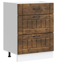Küchen-Unterschrank Lucca Räuchereiche Holzwerkstoff