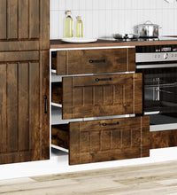 Küchen-Unterschrank Lucca Räuchereiche Holzwerkstoff