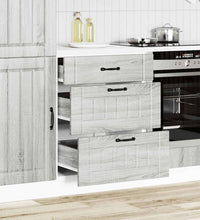 Küchen-Unterschrank Lucca Grau Sonoma Holzwerkstoff