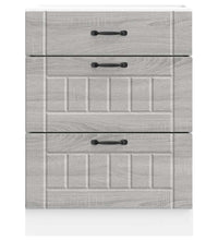 Küchen-Unterschrank Lucca Grau Sonoma Holzwerkstoff