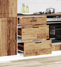 Küchen-Unterschrank Lucca Altholz-Optik Holzwerkstoff