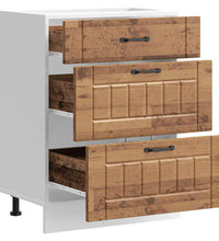 Küchen-Unterschrank Lucca Altholz-Optik Holzwerkstoff
