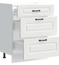 Küchenunterschrank Kalmar Weiß Holzwerkstoff