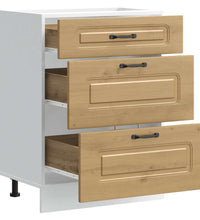 Küchenunterschrank Kalmar Artisan-Eiche Holzwerkstoff