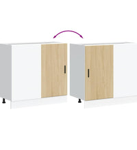 Spülenunterschrank Sonoma-Eiche Holzwerkstoff