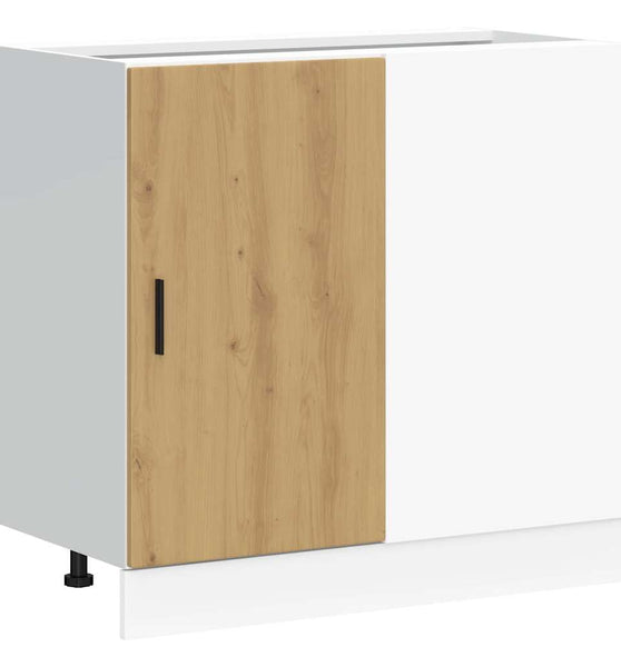 Spülenunterschrank Artisan-Eiche Holzwerkstoff