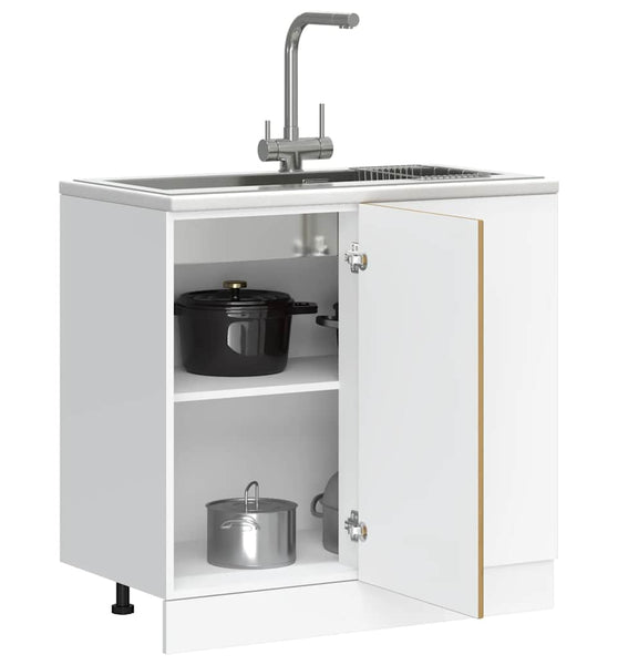 Spülenunterschrank Artisan-Eiche Holzwerkstoff