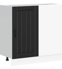 Spülenunterschrank Lucca Schwarz Holzwerkstoff