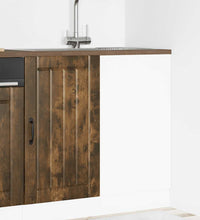Spülenunterschrank Lucca Räuchereiche Holzwerkstoff