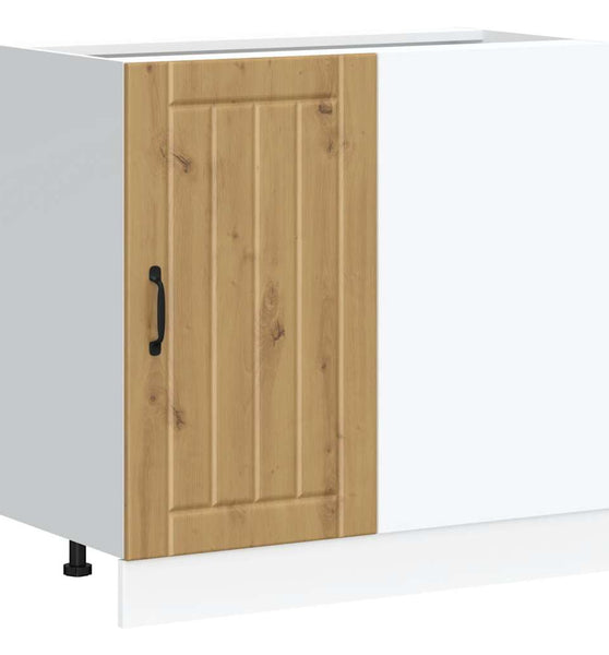 Spülenunterschrank Lucca Artisan-Eiche Holzwerkstoff