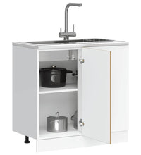 Spülenunterschrank Lucca Artisan-Eiche Holzwerkstoff