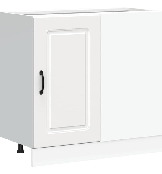 Küchenunterschrank Kalmar Weiß Holzwerkstoff