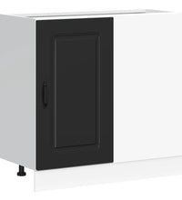 Küchenunterschrank Kalmar Schwarz Holzwerkstoff