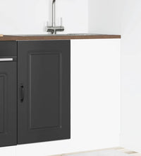 Küchenunterschrank Kalmar Schwarz Holzwerkstoff
