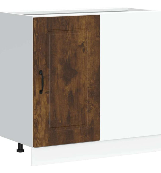 Küchenunterschrank Kalmar Räuchereiche Holzwerkstoff