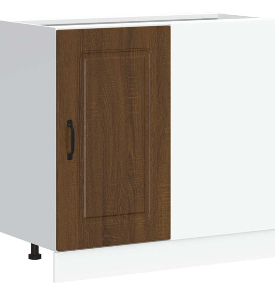 Küchenunterschrank Kalmar Braun Eichen-Optik Holzwerkstoff
