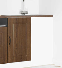 Küchenunterschrank Kalmar Braun Eichen-Optik Holzwerkstoff
