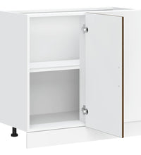 Küchenunterschrank Kalmar Braun Eichen-Optik Holzwerkstoff