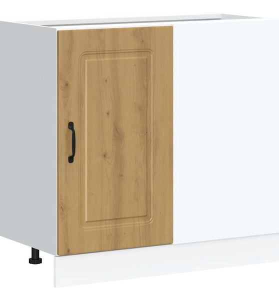Küchenunterschrank Kalmar Artisan-Eiche Holzwerkstoff