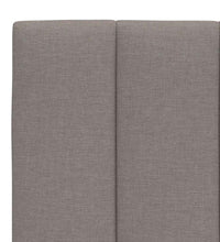 Bettgestell ohne Matratze Taupe 100x200 cm Stoff