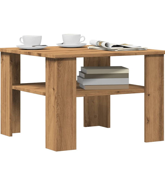 Couchtisch Artisan-Eiche 60x60x42 cm Holzwerkstoff