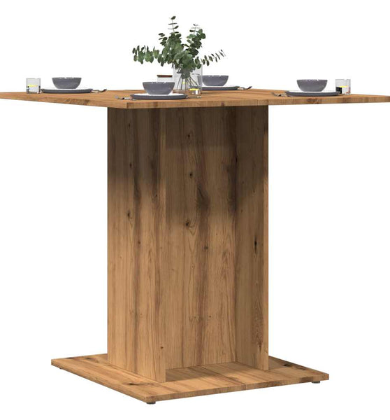 Esstisch Artisan-Eiche 80x80x75 cm Holzwerkstoff