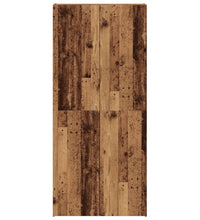 Schuhschrank Altholz-Optik 80x35,5x180 cm Holzwerkstoff