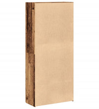 Schuhschrank Altholz-Optik 80x35,5x180 cm Holzwerkstoff