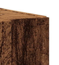 Schuhschrank Altholz-Optik 80x35,5x180 cm Holzwerkstoff