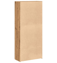 Schuhschrank Artisan-Eiche 80x35,5x180 cm Holzwerkstoff