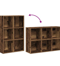 Bücherregal/Sideboard Altholz-Optik 66x30x98 cm Holzwerkstoff