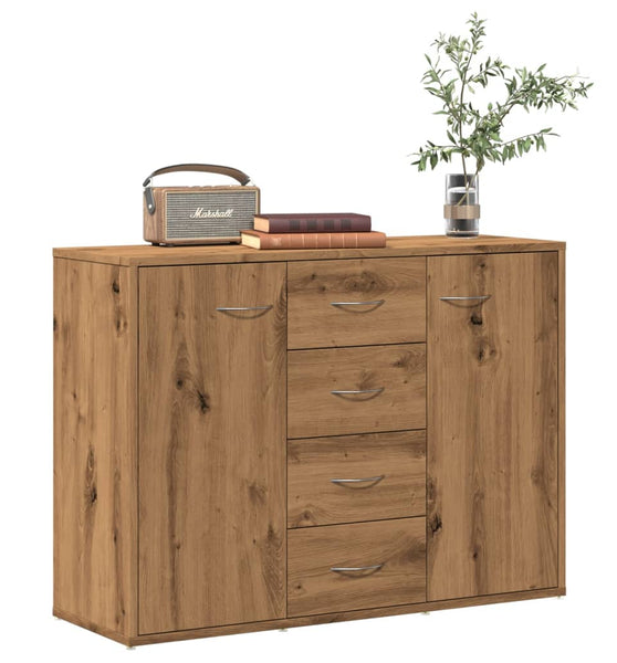 Sideboard Artisan-Eiche 88x30x64 cm Holzwerkstoff