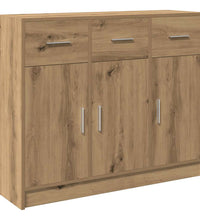 Sideboard Artisan-Eiche 91x28x75 cm Holzwerkstoff