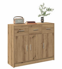 Sideboard Artisan-Eiche 91x28x75 cm Holzwerkstoff