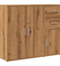 Sideboard Artisan-Eiche 91x29,5x75 cm Holzwerkstoff