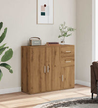 Sideboard Artisan-Eiche 91x29,5x75 cm Holzwerkstoff