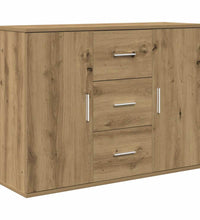 Sideboard Artisan-Eiche 90x29,5x65 cm Holzwerkstoff