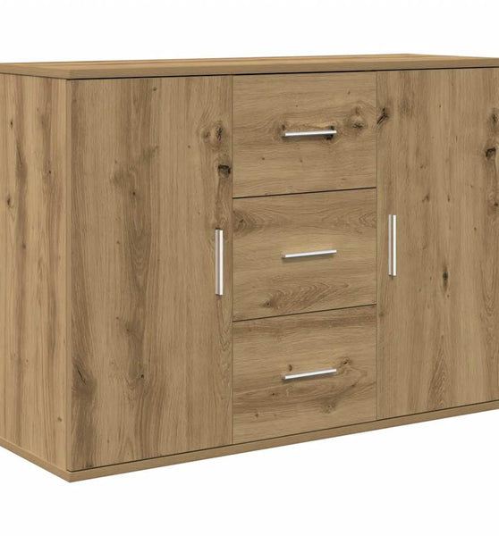 Sideboard Artisan-Eiche 90x29,5x65 cm Holzwerkstoff