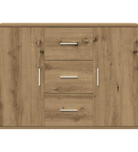 Sideboard Artisan-Eiche 90x29,5x65 cm Holzwerkstoff