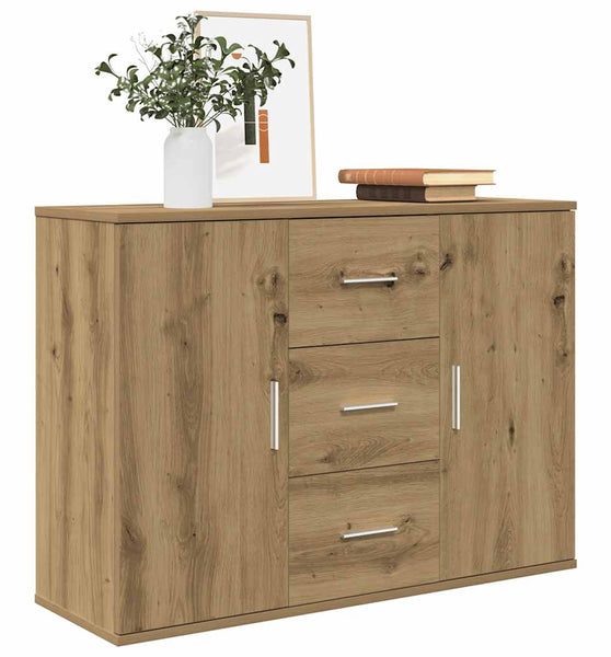 Sideboard Artisan-Eiche 90x29,5x65 cm Holzwerkstoff