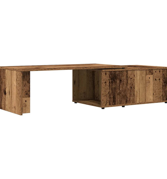 Couchtisch Altholz-Optik 150x50x35 cm Holzwerkstoff