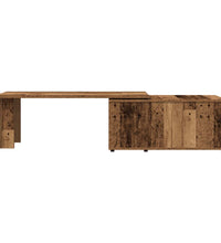 Couchtisch Altholz-Optik 150x50x35 cm Holzwerkstoff