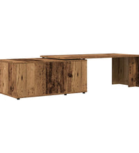 Couchtisch Altholz-Optik 150x50x35 cm Holzwerkstoff