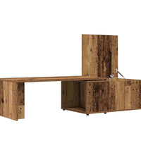 Couchtisch Altholz-Optik 150x50x35 cm Holzwerkstoff