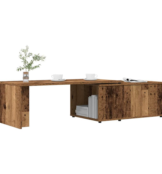 Couchtisch Altholz-Optik 150x50x35 cm Holzwerkstoff