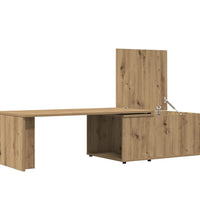 Couchtisch Artisan-Eiche 150x50x35 cm Holzwerkstoff