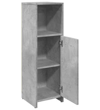 Badezimmerschrank Betongrau 30x30x95 cm Holzwerkstoff